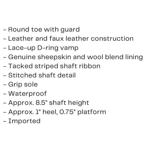 BearPaw Desdemona Genuine Sheepskin Lined Lace Up Boot Stone‎ Gray Size US 9 - Picture 14 of 15